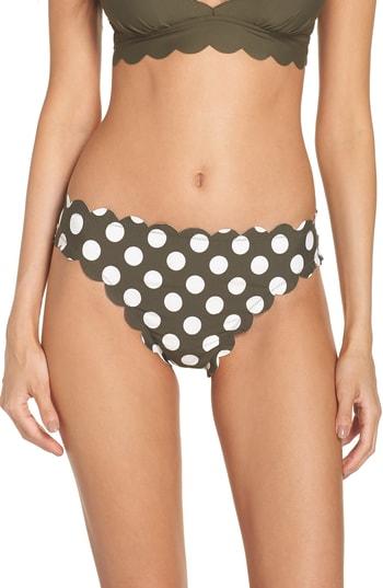 Women's Chelsea28 Scallop Hipster Bikini Bottoms - Green