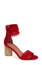 Women's Jeffrey Campbell Pallas Ankle Strap Sandal .5 M - Red