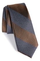 Men's Calibrate Marble Stripe Silk Tie, Size - Beige