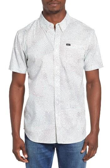 Men's Rvca Heat Wave Print Woven Shirt