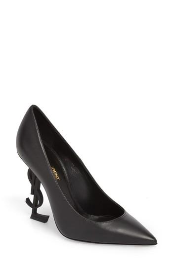 Women's Saint Laurent Opium Ysl Pump .5us / 35.5eu - Black