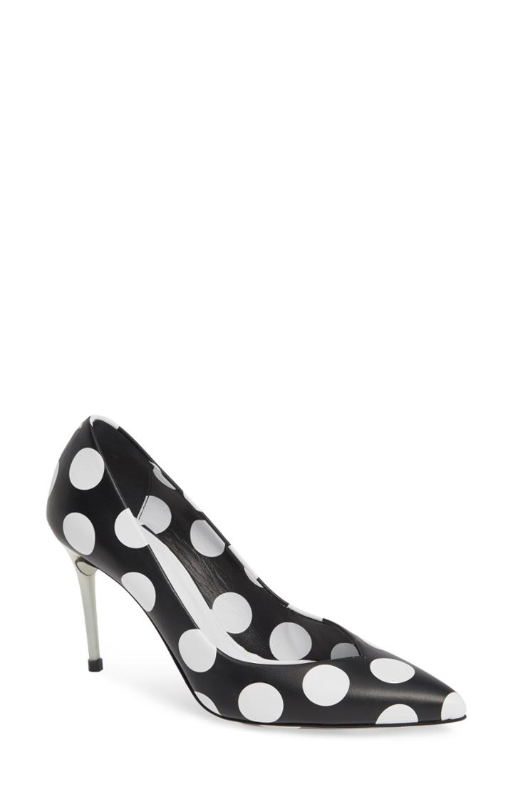 Women's Maison Margiela After Party Polka Dot Pump Us / 35eu - Black