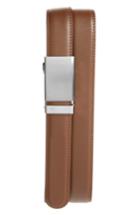 Men's Mission Belt 'cocoa' Leather Belt - Alloy/ Brown