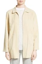 Women's Fabiana Filippi Belted Suede Jacket Us / 48 It - Yellow
