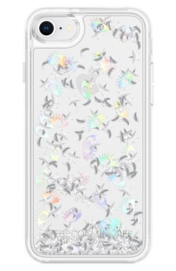 Rebecca Minkoff Galaxy Icon Glitterfall Iphone 7/8 & 7/8 Case - White