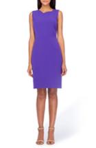 Petite Women's Tahari Asymmetrical Sheath Dress P - Purple