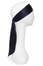 L. Erickson Silk Charmeuse Head Wrap, Size - Blue