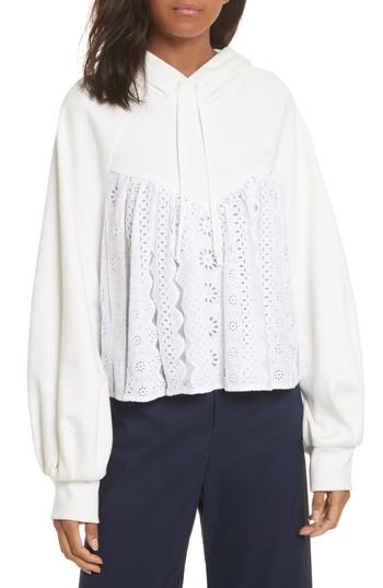 Women's Sea Eyelet Accent Sweatshirt