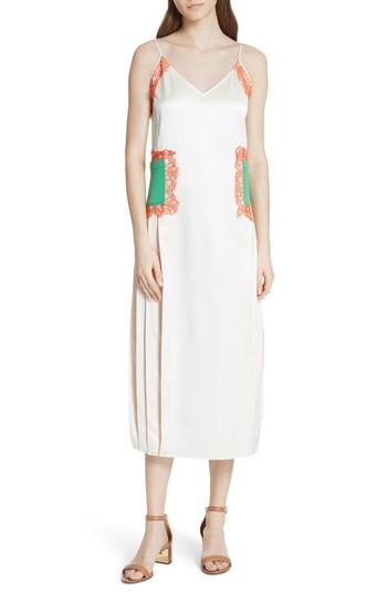 Women's Tory Burch Claire Silk Midi Dress