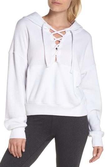 Women's Free People Fp Movement Believer Hoodie - White