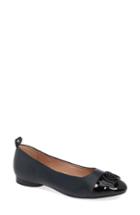 Women's Taryn Rose Penelope Cap Toe Ballet Flat M - Blue