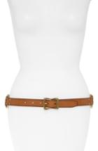 Women's Frye Multi Strap Leather Belt - Tan
