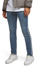 Men's Topman Tape Stretch Skinny Fit Jeans X 32 - Blue