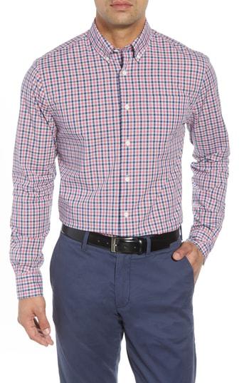 Men's Johnnie-o Finley Classic Fit Sport Shirt - Red