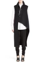 Women's Marni Wool, Alpaca & Cashmere Asymmetrical Vest Us / 44 It - Black