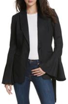 Women's Free People Flared Sleeve Blazer - Black