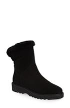 Women's Aquatalia Kaitlyn Genuine Shearling Boot .5 M - Black