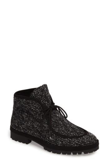 Women's Avec Les Filles Demi Lace-up Bootie M - Black