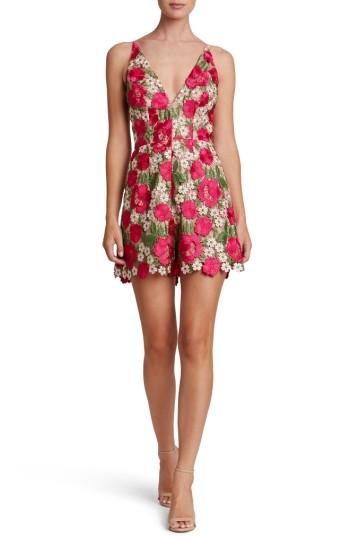 Women's Dress The Population Ellie Plunge Romper