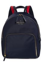 Kate Spade New York Watson Lane - Hartley Varsity Stripe Nylon Backpack - Blue