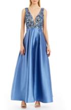 Women's Nicole Miller New York Embellished Gown - Blue