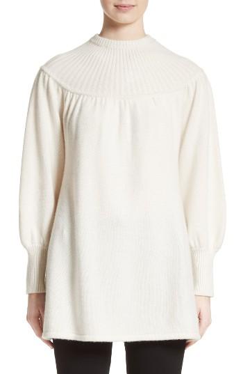 Women's Co Rib Knit Cashmere Tunic Sweater