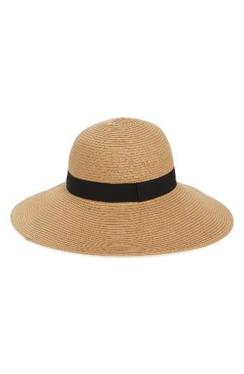 Women's Halogen Floppy Hat - Brown
