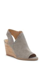 Women's Lucky Brand Ulyssas Wedge Sandal M - Grey