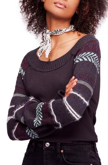 Women's Free People Fairground Thermal Top - Black