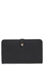 Women's Sole Society Travel Faux Leather Wallet - Black