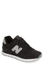 Men's New Balance 574 Lux Rep Sneaker .5 D - Black