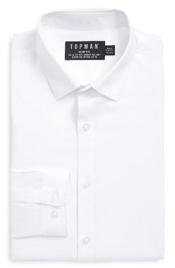 Men's Topman Slim Fit Dress Shirt