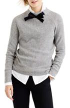Women's J.crew Gayle Tie Neck Sweater - Ivory