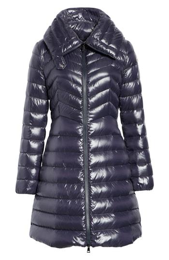 Women's Moncler Faucon Quilted Down Coat - Blue