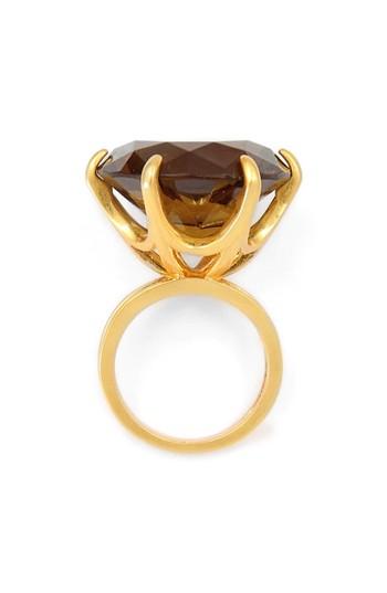 Women's Asa Kaftans Smoky Cocktail Ring