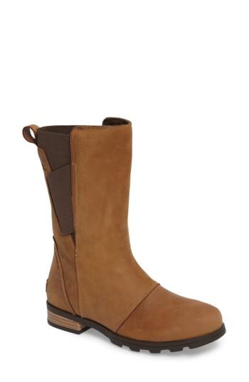 Women's Sorel Emelie Waterproof Boot M - Brown