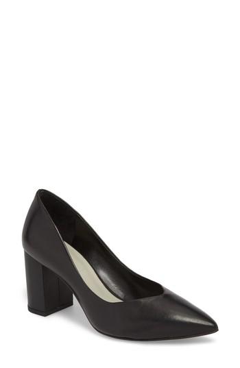 Women's 1.state Saffy Block Heel Pump .5 M - Black