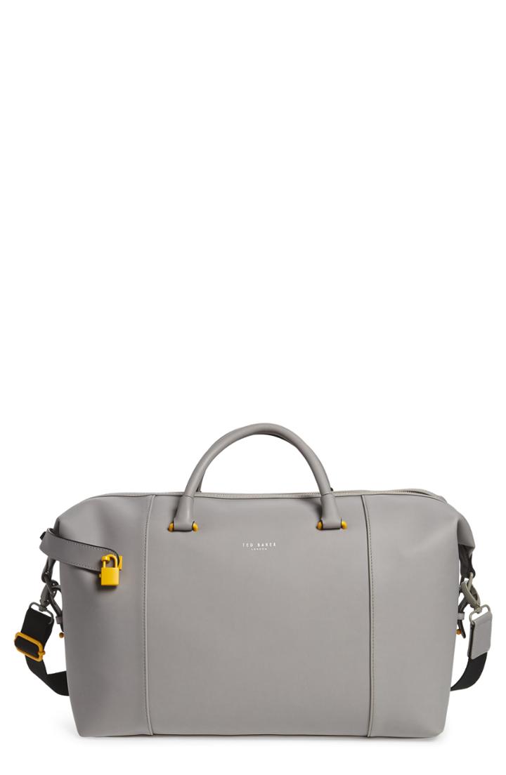 Men's Ted Baker London Newmex Rubberized Holdall Duffel Bag -