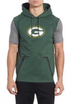 Men's Nike Therma-fit Nfl Graphic Sleeveless Hoodie, Size - Green
