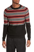 Men's Antony Morato Stripe Sweater - Black