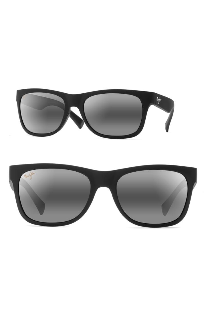 Men's Maui Jim Kahi 58mm Polarizedplus2 Sunglasses - Matte Brown