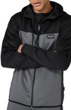 Men's Topshop Nicce Hybrid Track Jacket - Black