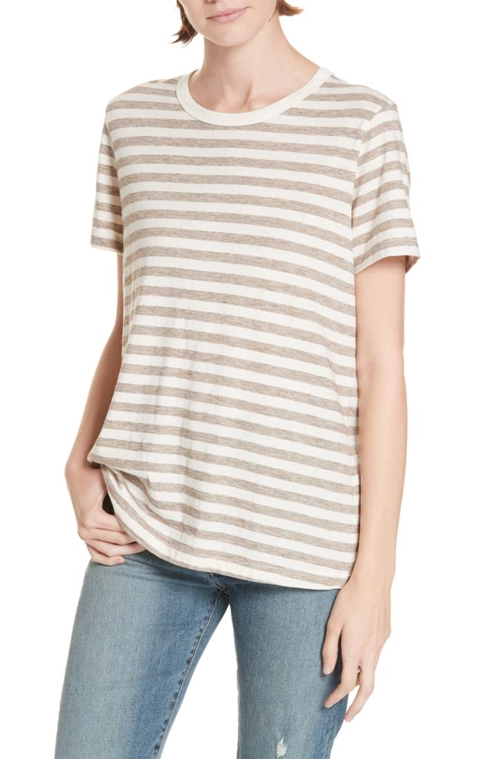Women's Jenni Kayne Stripe Tee - Beige
