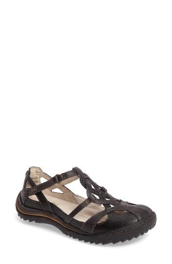 Women's Jambu Spain Studded Strappy Sneaker M - Black