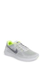 Women's Nike Free Rn 2 Running Shoe .5 M - Grey