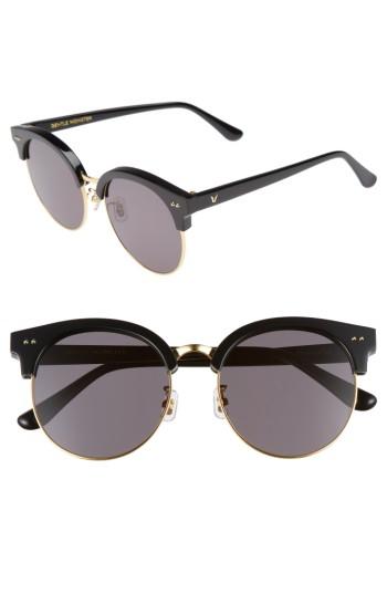 Women's Gentle Monster Moon Cut 54mm Rounded Sunglasses -