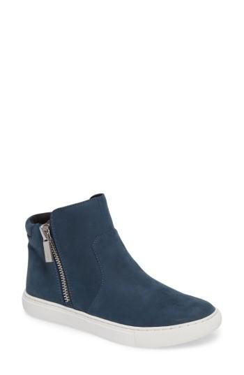 Women's Kenneth Cole New York 'kiera' Zip High Top Sneaker M - Blue