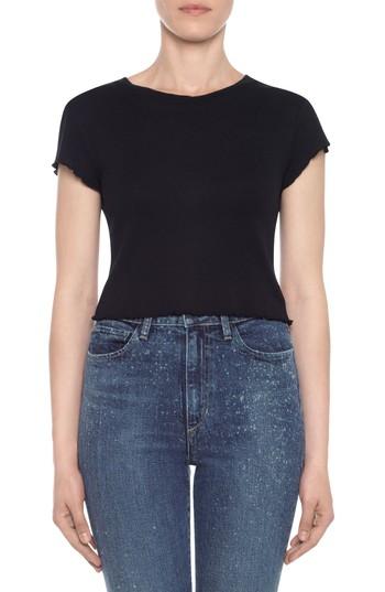 Women's Taylor Hill X Joe's Baby Tee - Black