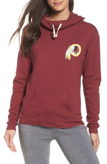 Women's Junk Food Nfl Washington Dc Sunday Hoodie - Red