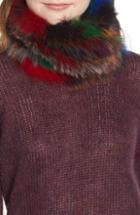 Women's Jocelyn Genuine Fox Fur Cowl, Size - Black